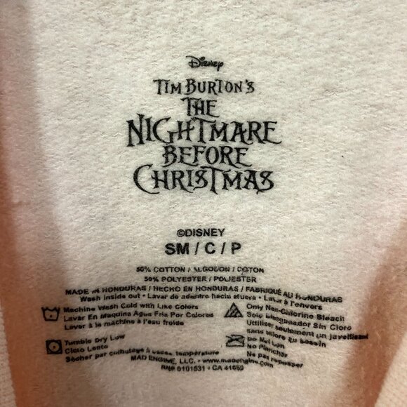 Disney The Nightmare Before Christmas Graphic Crewneck Sweatshirt Small - Picture 4 of 4